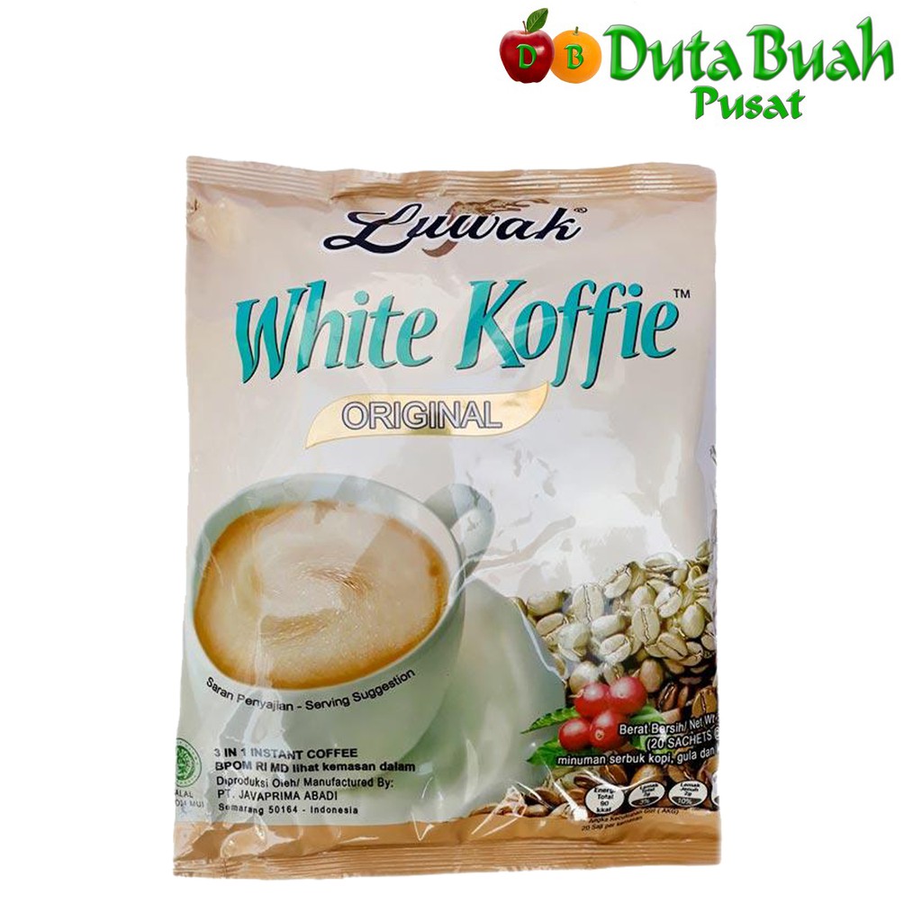 

DUTA BUAH Luwak White Coffie Instan (18 x 20g)