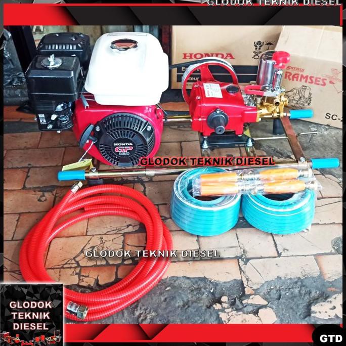 STEAM MOTOR MESIN CUCI MOTOR & MOBIL HONDA GP SIAP PAKAI SATU SET ORI