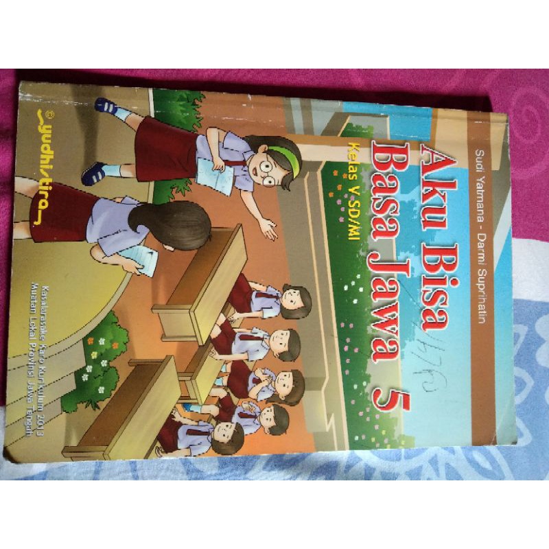Buku bahasa Jawa Aku Bisa Basa Jawa 5 penerbit yudistira kelas 5 SD bekas masih bagus