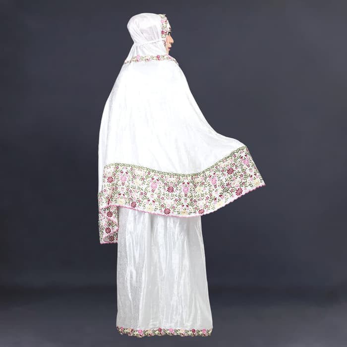 Mukena Shalat Muslimah Wanita  putih Inficlo SLS 678 original murah