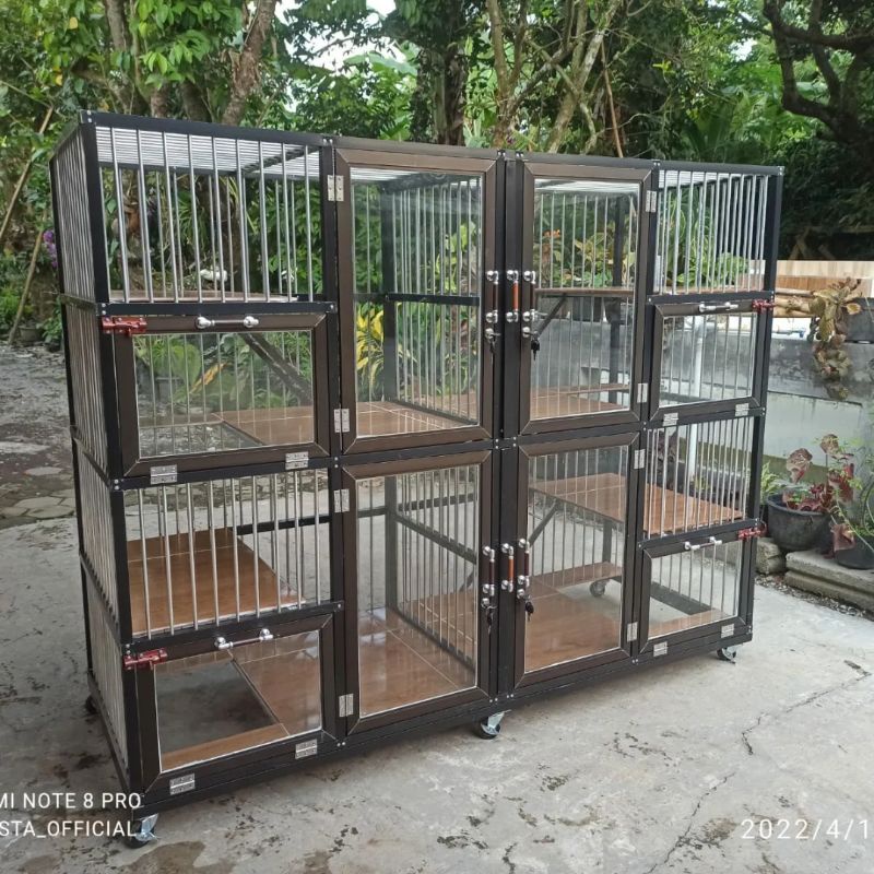 Kandang Kucing Alumunium 4 Kamar