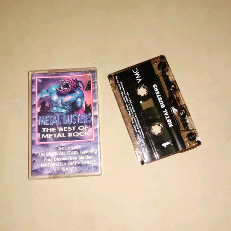 Kaset Metal Busters (Kompilasi Rock Metal British)