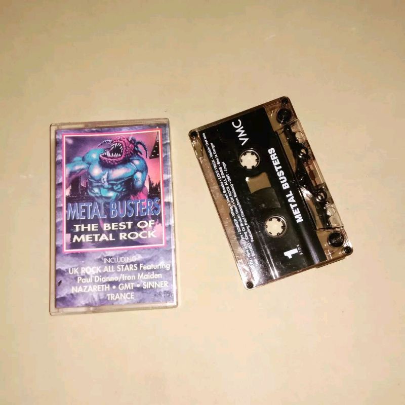 kaset metal busters (kompilasi rock metal british)