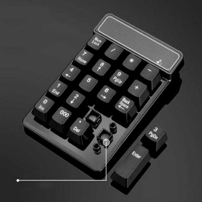 IDN TECH - Etmakit Numeric Keypad Numpad Wireless 2.4GHz - 119477