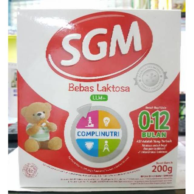 SGM LLM 200GR - SUSU BEBAS LAKTOSA SUSU FORMULA BAYI