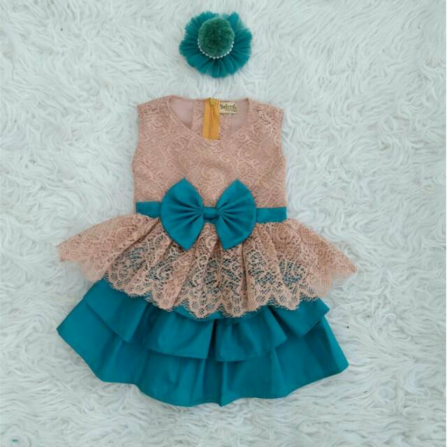 Dress anak modern kebaya anak real pict