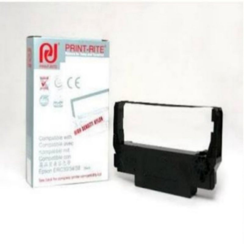 Ribbon Cartridge Print Rite Untuk ERC 38 / TMU 220 Warna Black dan violet /Biru ada