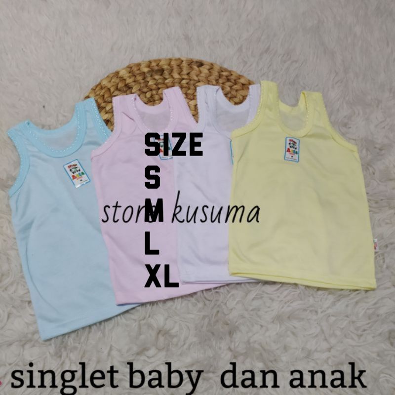 Kaos dalam anak sampai  umur 3 tahun harga 3 pcs