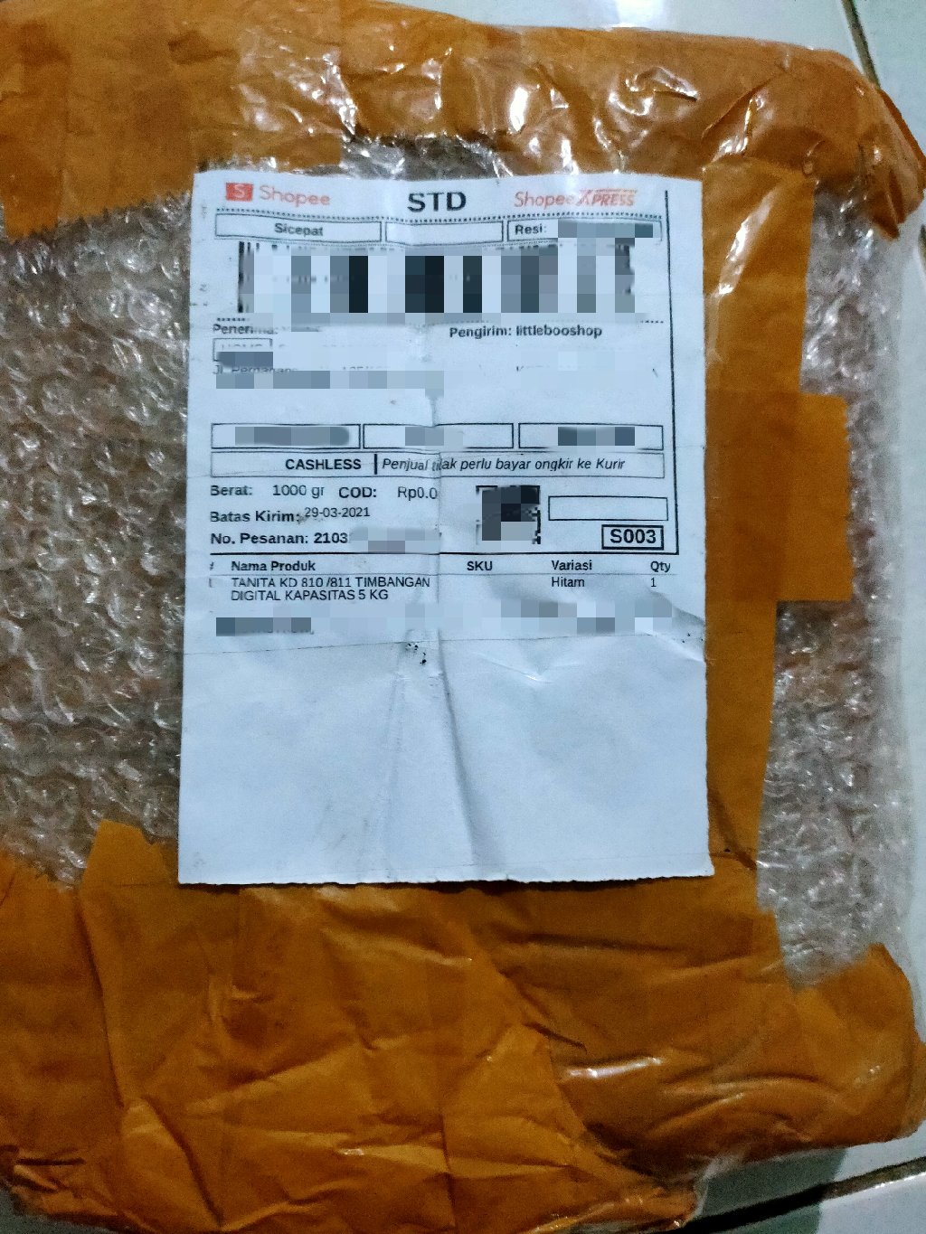 Tanita Kd 810 /811  Timbangan Digital Kapasitas 5 Kg