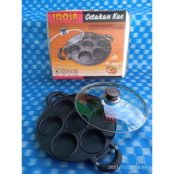 Cetakan martabak mini 7 lubang