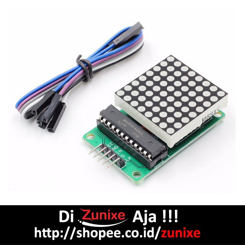 MAX7219 DOT LED MATRIX INTERFACE MODULE 8 X 8 DISPLAY