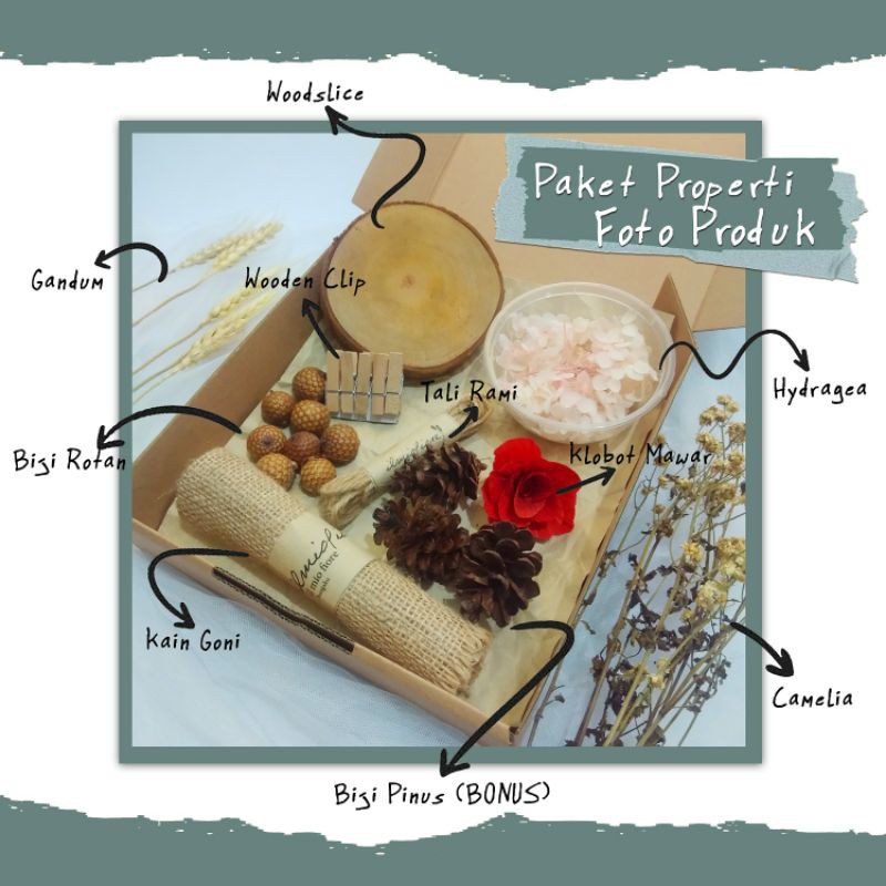 Properti Foto Produk (Paket) Photoshoot Kit Aesthetic