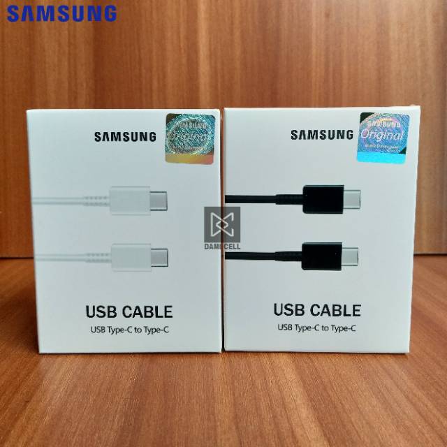 Kabel Data Samsung Original Type C to Type-C 3A Fast Charging 25W