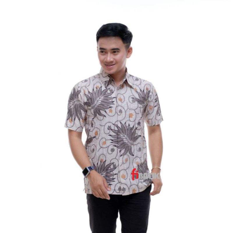 Kemeja Batik jumbo BIG SIZE JUMBO M L XL XXL 3L 4L 5L 6L MURAH BATIK JUMBO Motif Mawar