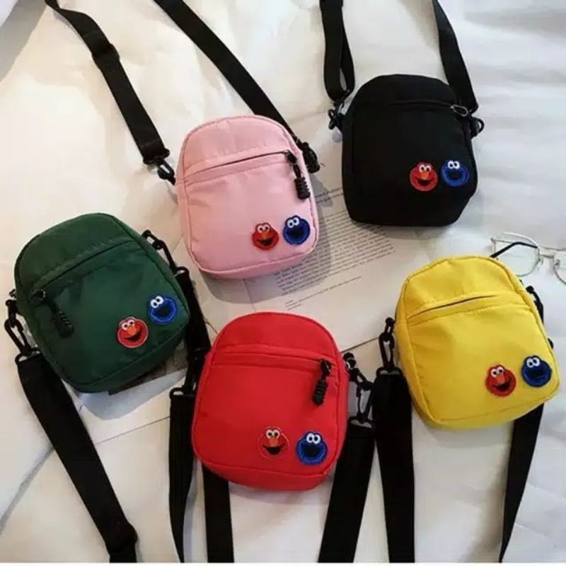 Tas Selempang Pria Wanita SlingBag Mini Kanvas Murah