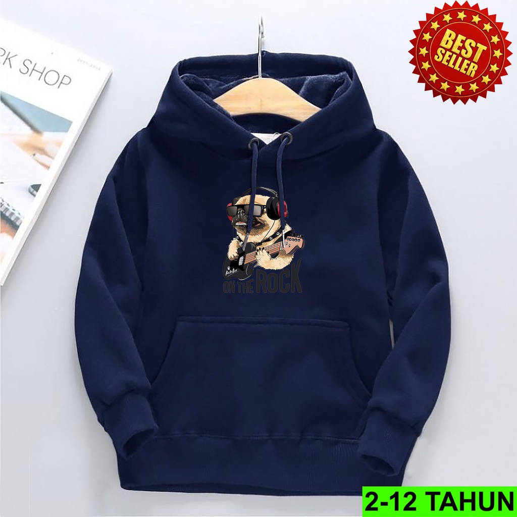 Hoodie ONE THE ROCK Anak Laki Laki Perempuan / Jaket BEST SELLER  Anak Usia 2 3 4 5 6 7 8 9 10 11 12 Tahun / Sweater TERBARU Anak Cewek Cowok  Switer Distro Bisa COD