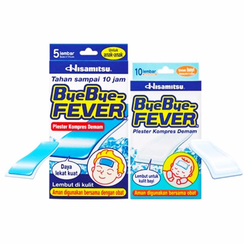 ByeBye Fever Anak / ByeBye Fever Bayi / Kool Fever Anak / Kool Fever Bayi / Kompres Penurun Panas