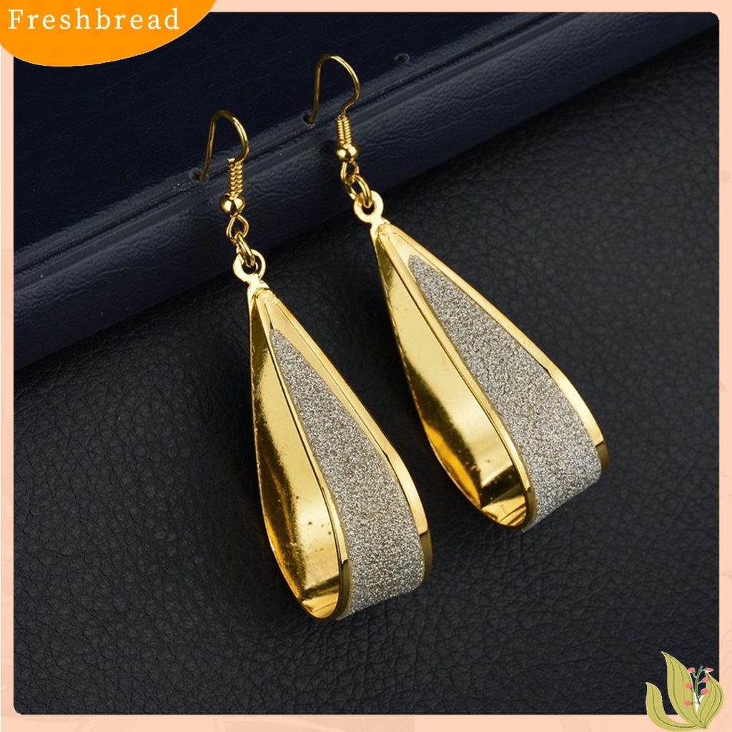 Terlaris Water Drop Shape Alloy Simple Hollow Drop Earrings Hook Earrings Party Supplies for Wedding