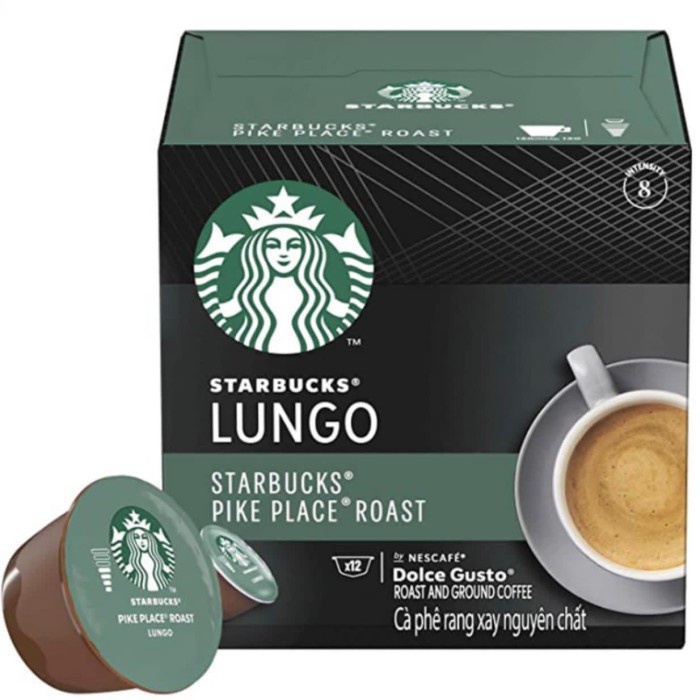 

Kopi - Nescafe Dolce Gusto Starbucks Lungo Pike Place Roast