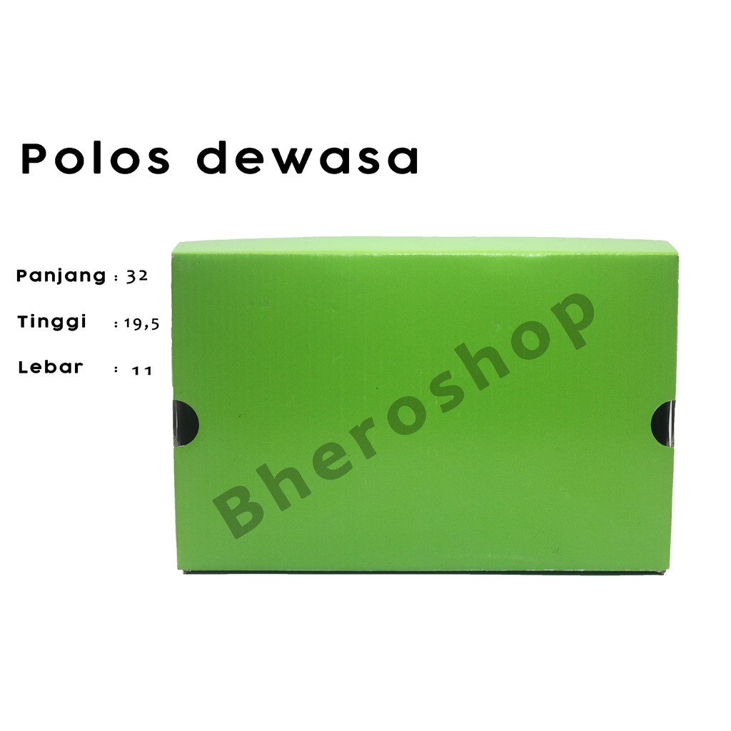 

inner box / dus dewasa polos warna hijau uk 36-44