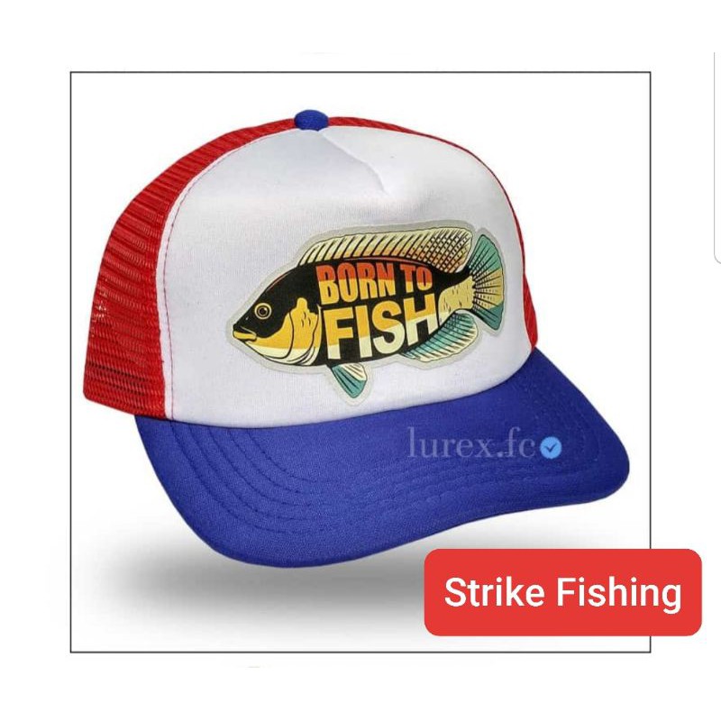 Topi mancing Born To Fish