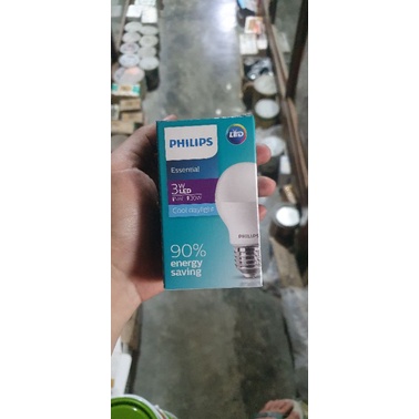 lampu philips led 3 watt