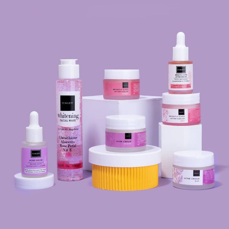 Scarlett whitening /face care scarlett and Bodycare scarlett/perawatan wajah dan perawatan badan