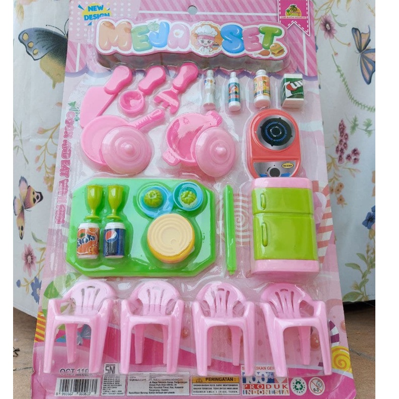 Mainan Edukasi Anak Meja Makan / Meja Set Toys