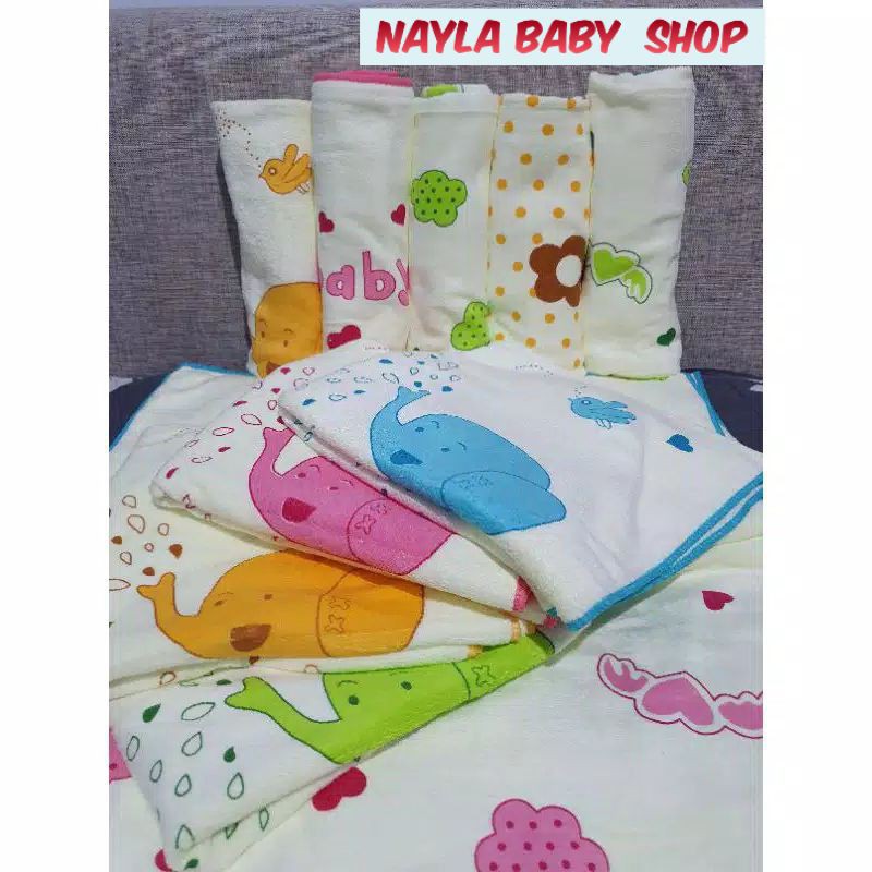 Handuk Mandi Bayi Lembut/Handuk Bayi Murah