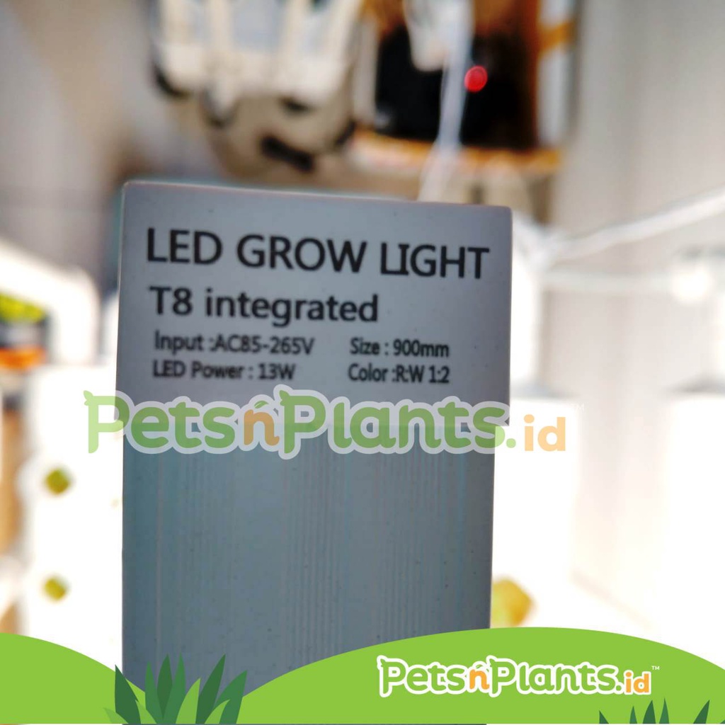 LED T8 Grow Light Lampu Tanaman Hidroponik Full Spectrum Import Ukuran 60 CM