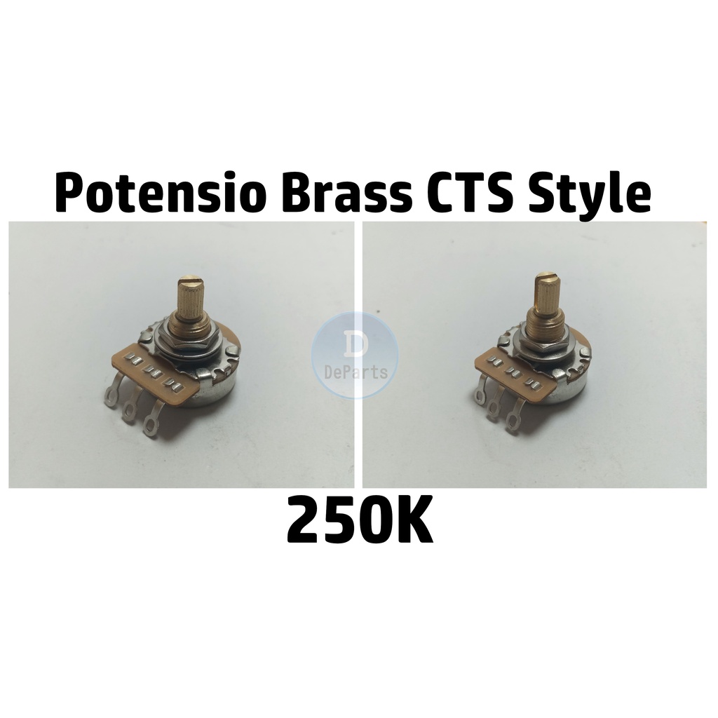 Potensio Gitar/Bass Brass CTS Style 250K bukan cts bourns fender