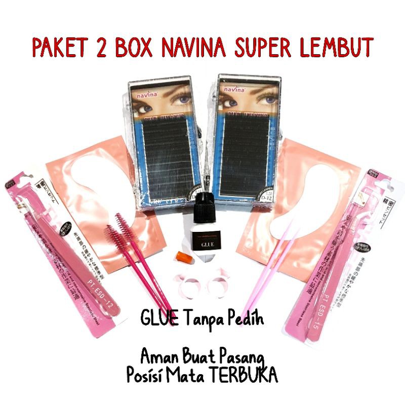 Paket Eyelash Extension / Paket Super Hemat Sambung Bulu Mata