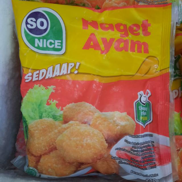 

Naget Ayam So Nice 250 gr