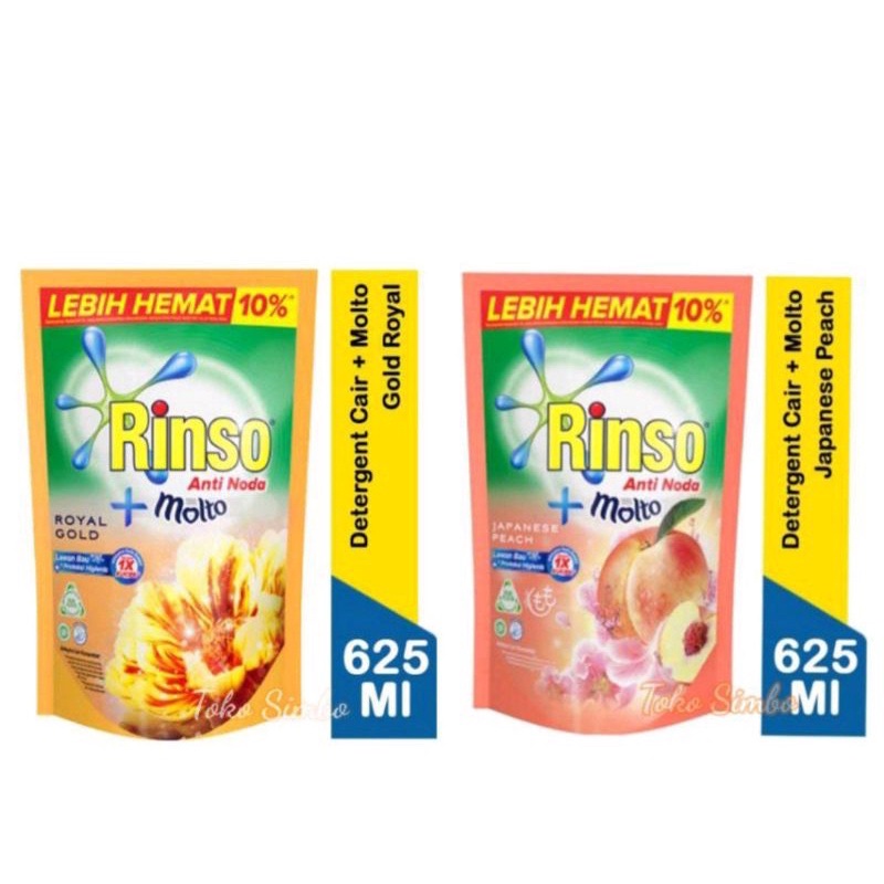 Rinso Molto deterjen cair 625ml