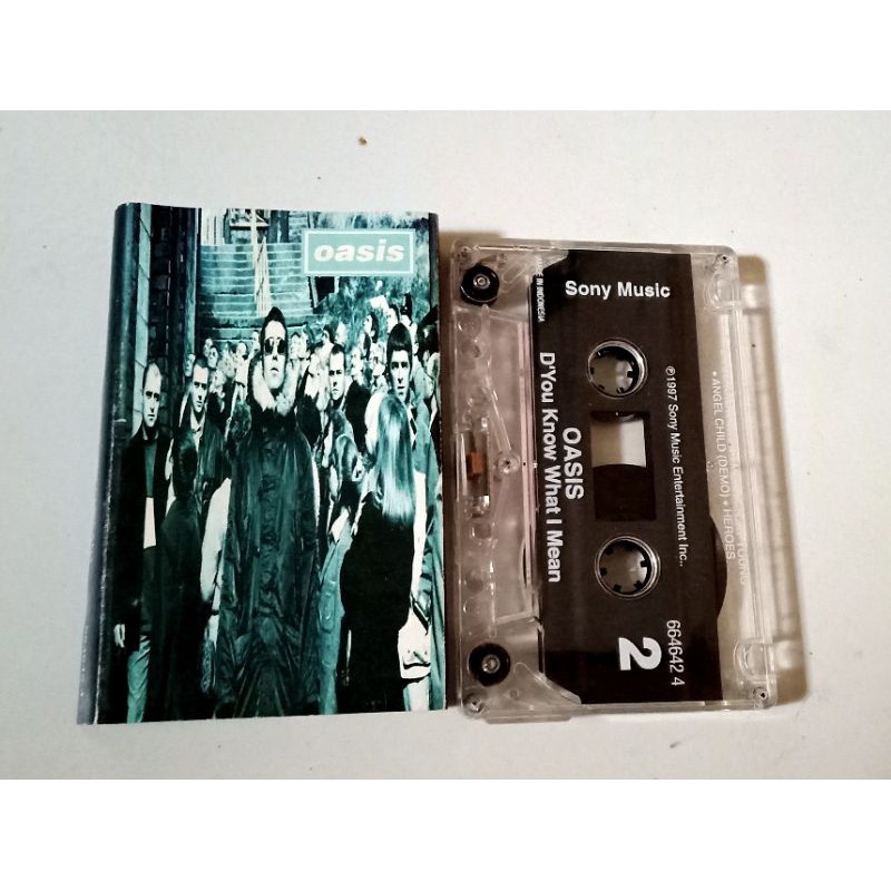 Kaset Pita Oasis - D'you know what i mean - britpop