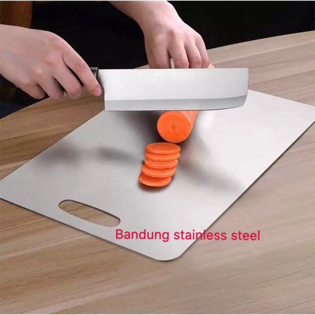 Sus 304 Talenan 45cm x 30cm cutting board stainless steel 4530