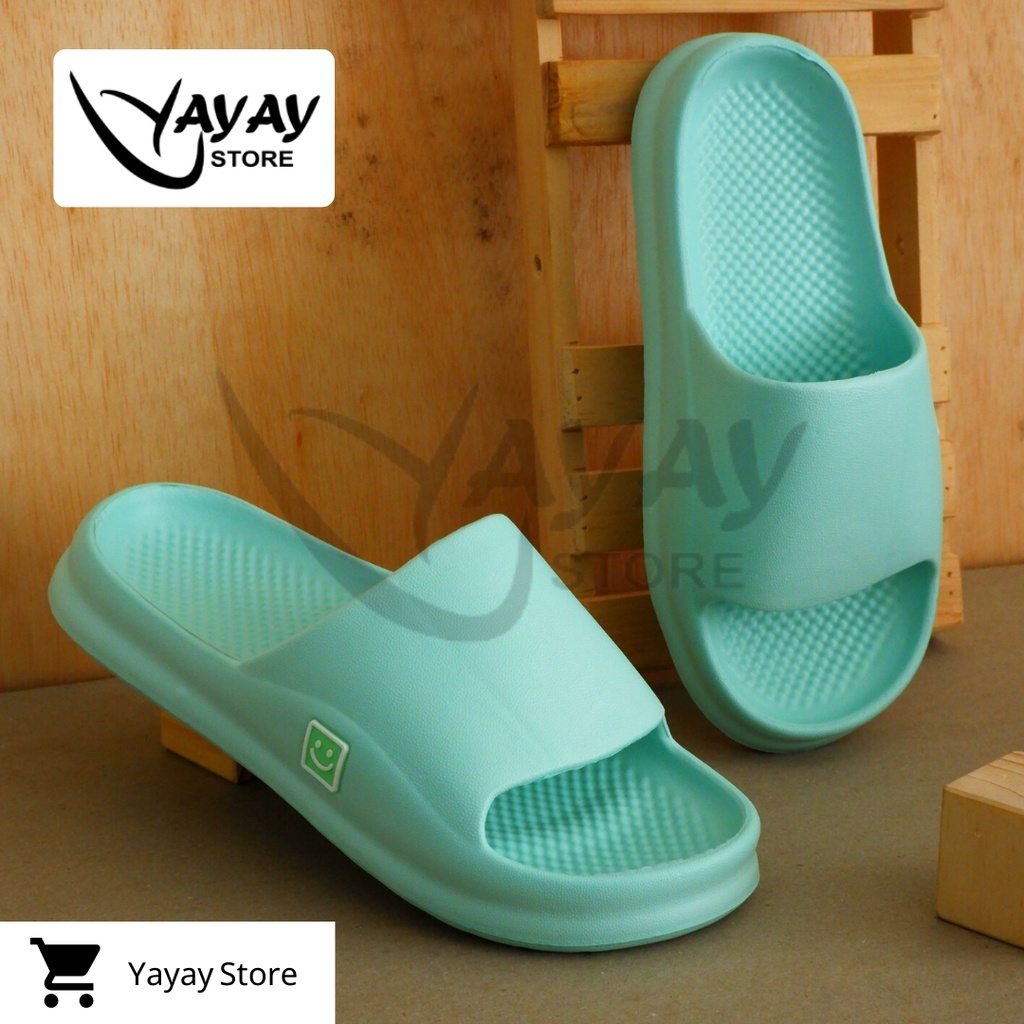 Sandal Slop Wanita full EVA / Sendal Karet Wanita / Sendal Slide Wanita Anti Slip Lentur dan empuk