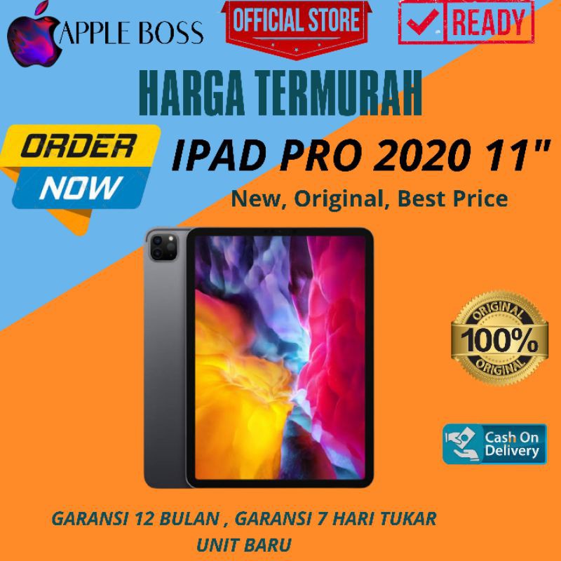 [MURAH] APPLE IPAD PRO 2020 CELL WIFI 11"Inch 128GB 256GB