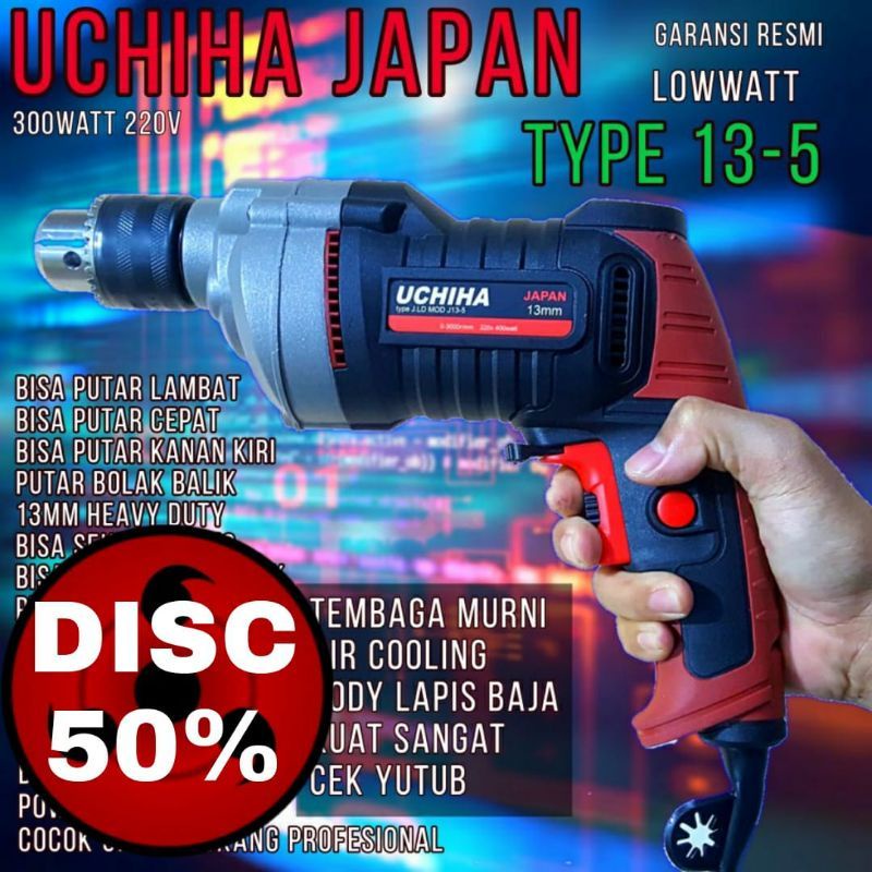 Mesin Bor 13mm Cover Baja type 13-5 by uchiha japan Harga promo variable speed