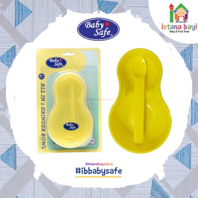 Baby Safe Grinder Bowl with Spoon / Mangkok Makan Bayi BS352