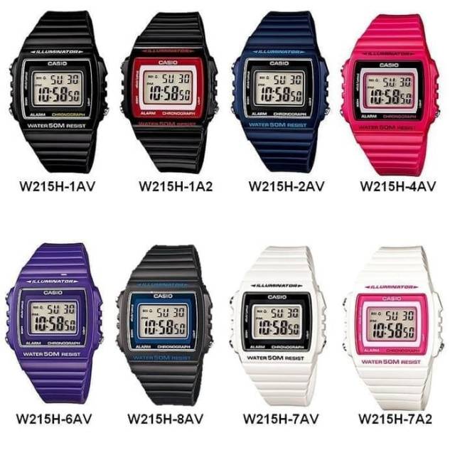 casio w215h