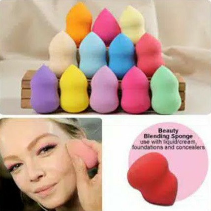 ROUNDED BEAUTY BLENDER SPONGE / BLENDING SPONGE / VOV - spons vov