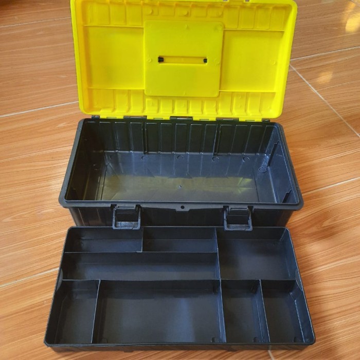 Toolbox Tool Box Plastik Tebal Merk KENMASTER / Box Peralatan Kerja / Tempat Alat Perkakas