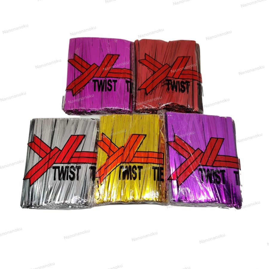 

TWIST TIE TALI PENGIKAT SOUVENIR TALI KAWAT METALIK