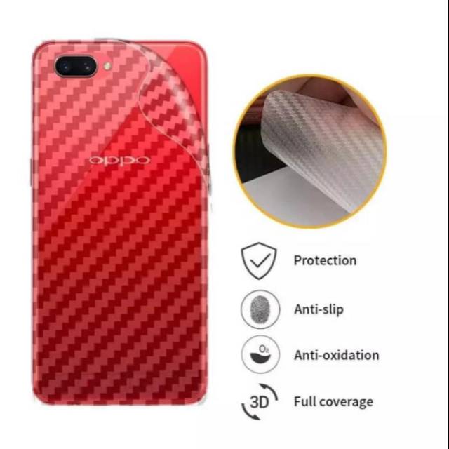 Back Skin Carbon Realme C1 - Skin Carbon Realme C1 - SC