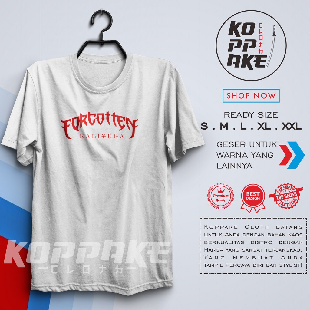 Kaos Band Forgotten Kaliyuga Baju Musik