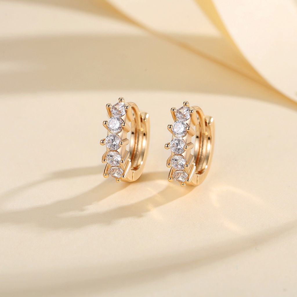 Y526【COD】Gaya Korea temperamen elegan anting Anting Bunga Sederhana Aksesoris Fashion Anting Wanita