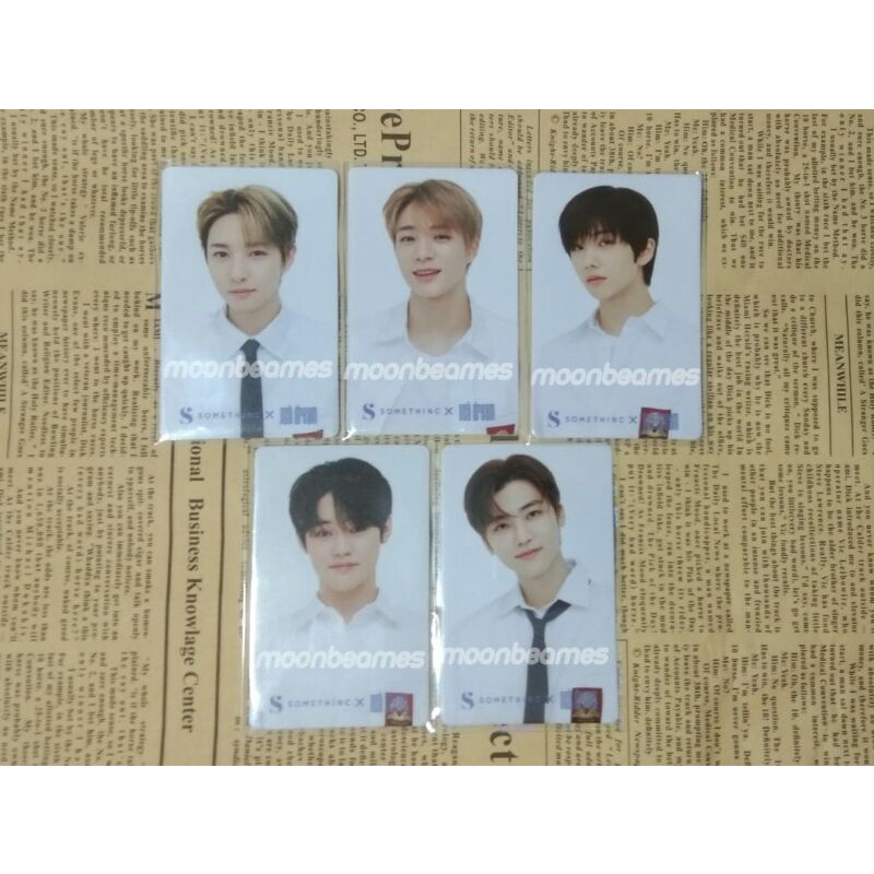 READY Somethinc x nct dream photocard non holo round 2 pc set
