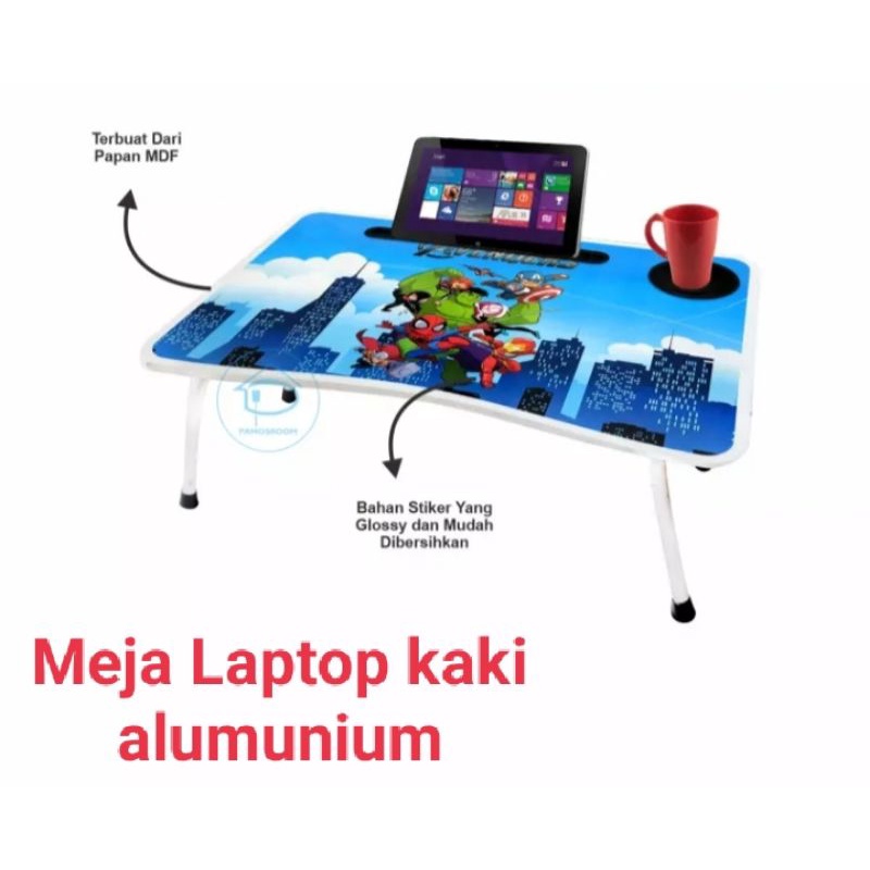 

Meja belajar Laptop kaki alumunium