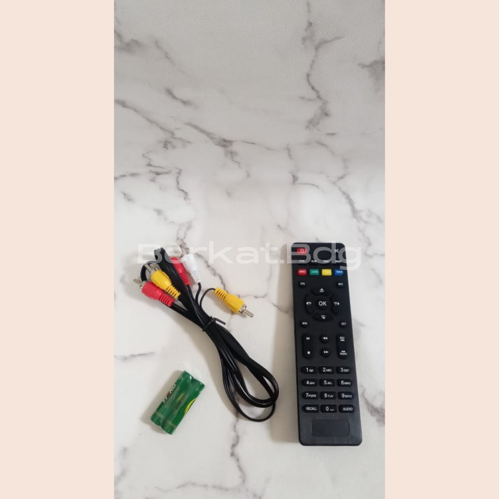 Receiver TV Set Top Box Matrix Apple DVB T2 Digital DV B-T2 Antena apel - Kabel RCA